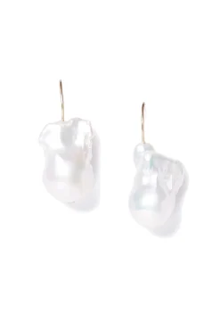 14k White Le Baroque Earrings