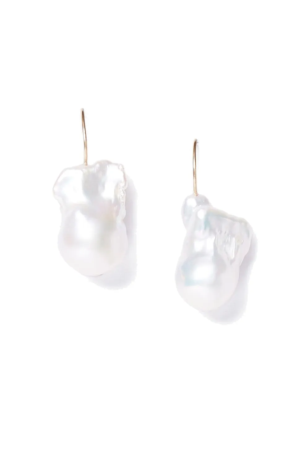 14k White Le Baroque Earrings