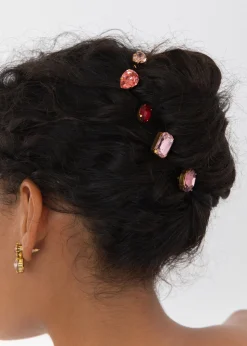 Karina Bobby Pin Set in Rose