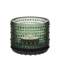 Kastehelmi Tealight Candleholder 2.52" Pine Green