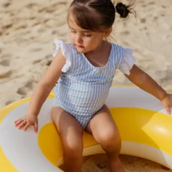 Kate Girl One Piece in Blue Stripes