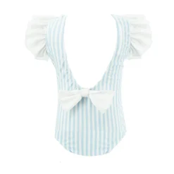 Kate Girl One Piece in Blue Stripes