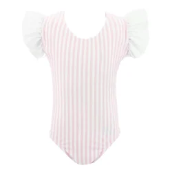 Kate Girl One Piece in Pink Stripes