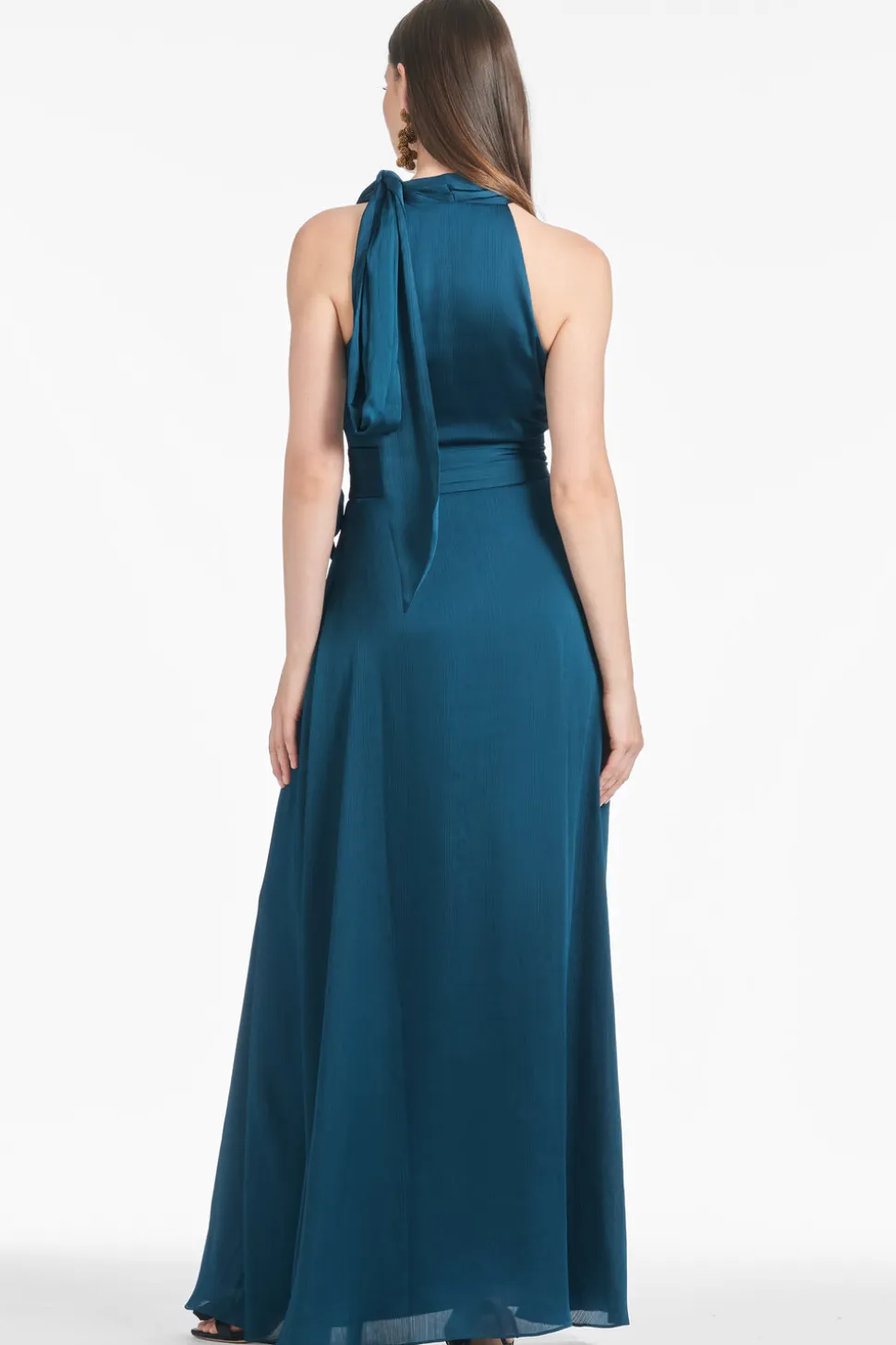 Kayla Gown in Bottle Green