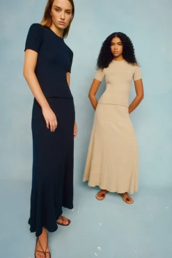 Kaylan Skirt in Navy