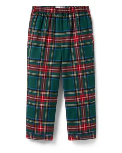 Kid's Brushed Twill Pajama Pants in Kensington Tartan