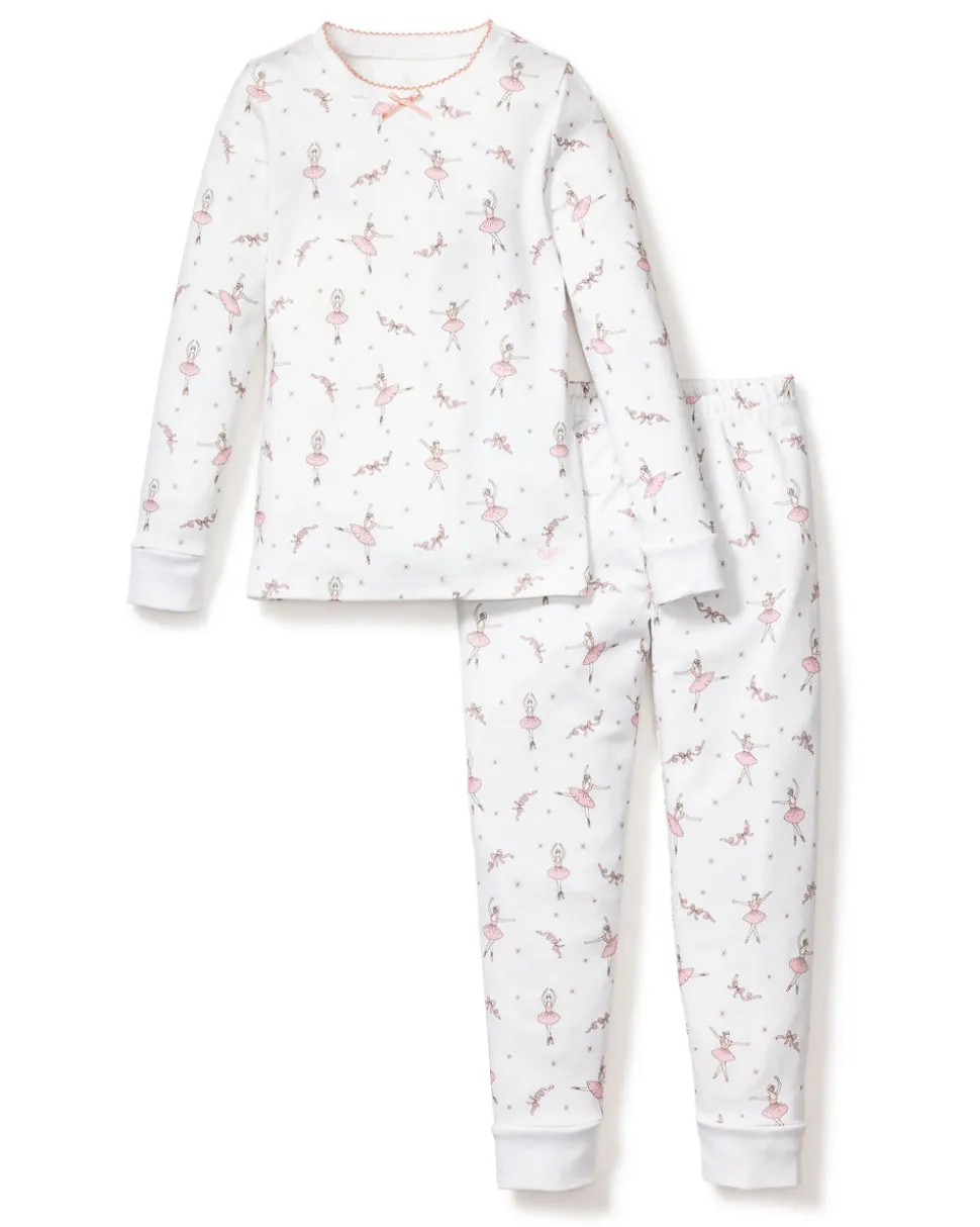 Kid's Pima Snug Fit Pajama Set in Sugar Plum Fairy