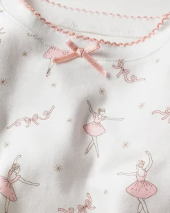 Kid's Pima Snug Fit Pajama Set in Sugar Plum Fairy