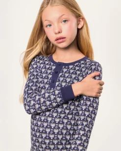 Kid’s Pima Snug Fit Pajama Set in Festival of Lights