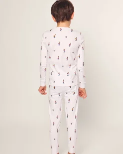 Kid's Pima Snug Fit Pajama Set in Toy Soldier
