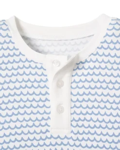 Kid’s Pima Snug Fit Pajama Set in La Mer