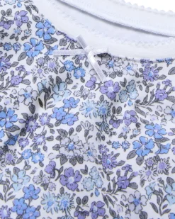 Kid’s Pima Snug Fit Pajama Set in Fleur d'Azur