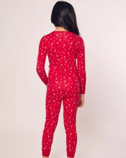 Kid's Pima Snug Fit Pajama Set in Starry Night