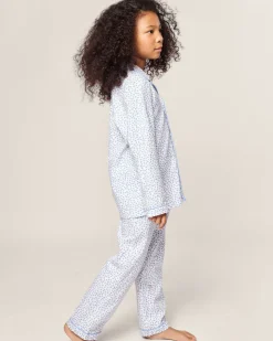 Kid’s Twill Pajama in Bluehearts