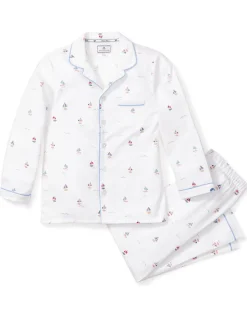 Kid’s Twill Pajama Set in Bateau