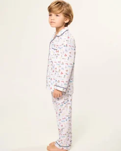 Kid's Twill Pajama Set in Literary Lessons