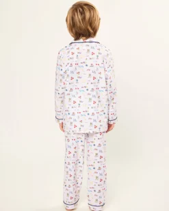 Kid's Twill Pajama Set in Literary Lessons