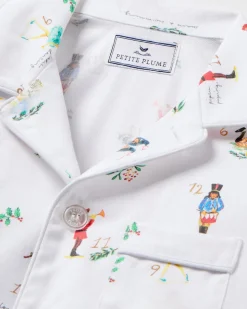 Kid's Twill Pajama Set in 12 Days of Christmas