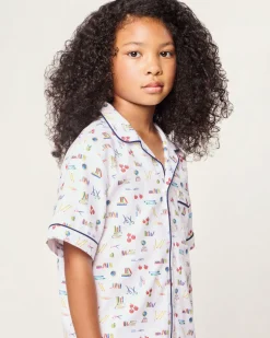 Kid's Twill Short Set in Literary Lessons