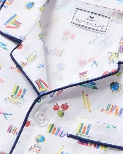 Kid's Twill Short Set in Literary Lessons