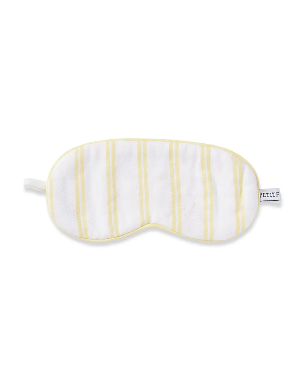 Kid’s Twill Sleep Mask in Sunny Stripe