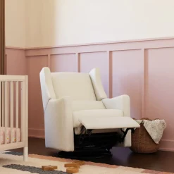Kiwi Electronic Recliner and Swivel Glider with USB port in Performance Cream Eco-Weave