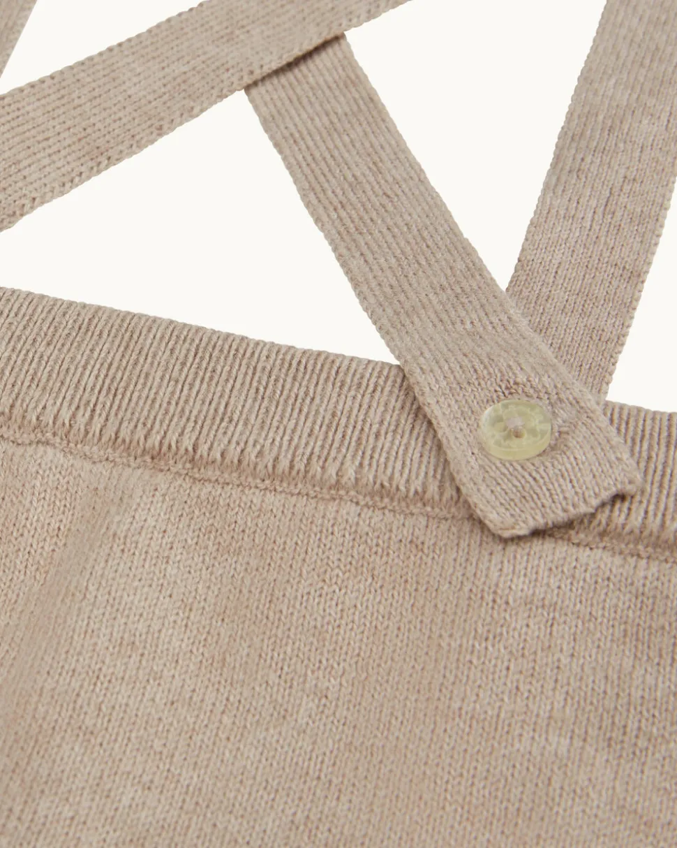 Knit Bubble Suspender Shorts