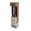 Knives in a Block in Paris Colors, Set of 6
