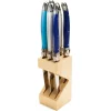 Knives in Block in Marina Mix, Set of 6