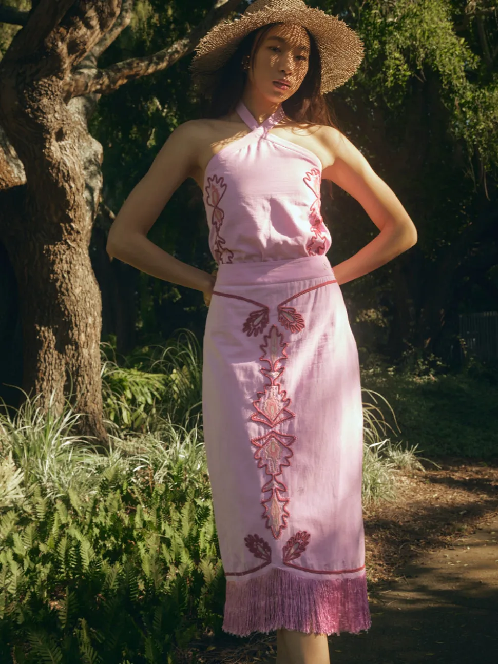 Kya Skirt in Purpink