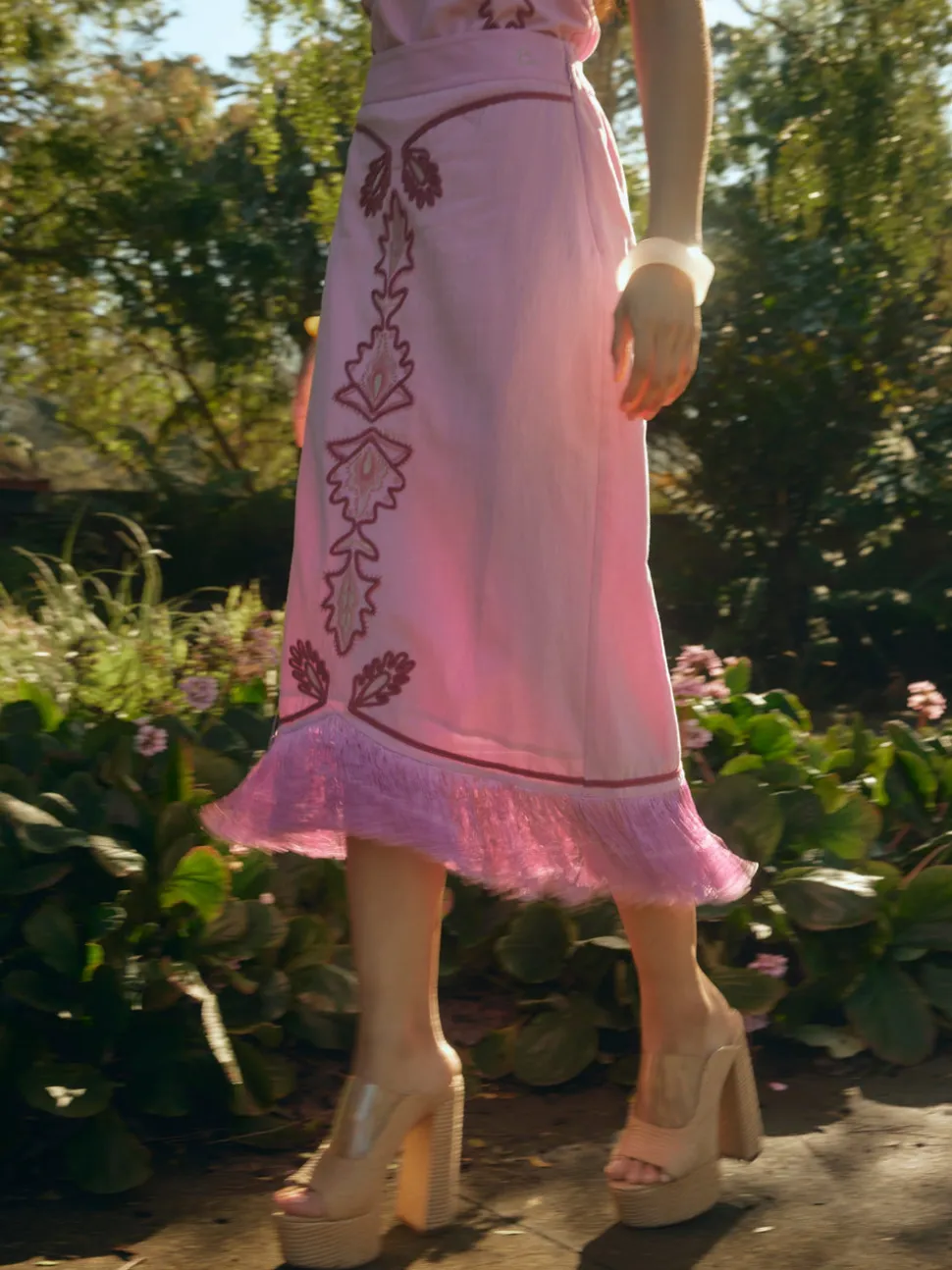 Kya Skirt in Purpink