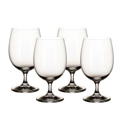 La Divina Water Goblet in Clear, Set of 4