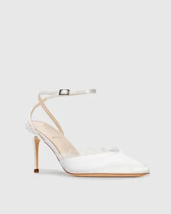 Lace 80 in White Satin