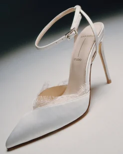 Lace 80 in White Satin