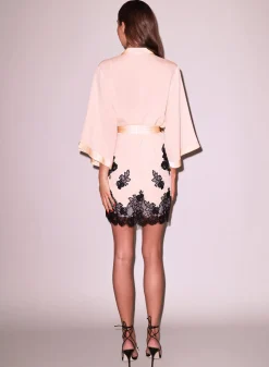 Lace Appliqué Robe