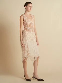 Lace Tubino in Nude