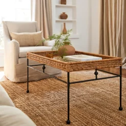 Lacoste Indoor & Outdoor Wicker Coffee Table