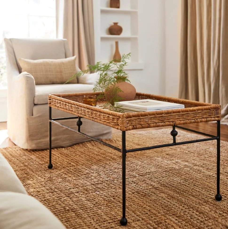 Lacoste Indoor & Outdoor Wicker Coffee Table