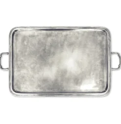 Lago Rectangle Tray with Handles, X-Large