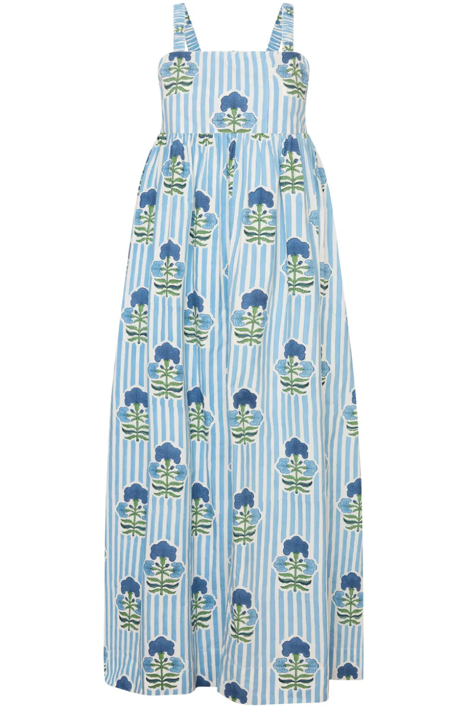 Laguna Sun Dress in Blue & Green