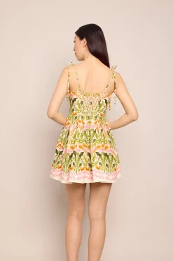 Laia Dress in Juniper Egret