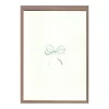 Lake Blue Bow Ribbon Cards, Set of 5