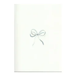 Lake Blue Bow Ribbon Cards, Set of 5