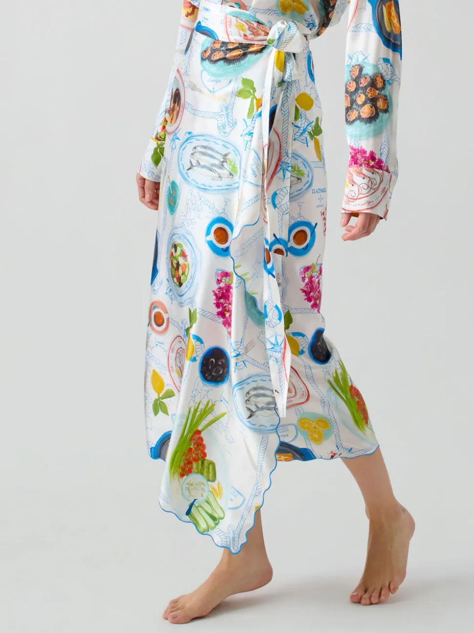 Lampi Wrap Skirt in Lunch