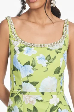 Lana Gown in Citrine Peonies