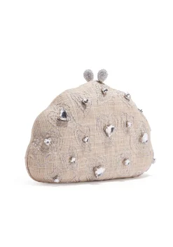 Lanai Raffia with Embroidered Hearts