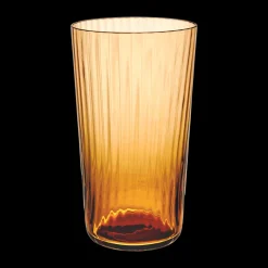 Lando Highball Glass, Pleat Set of 2
