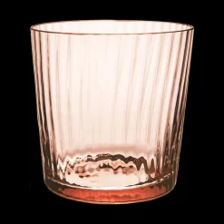 Lando Rocks Glass, Pleat Set of 2