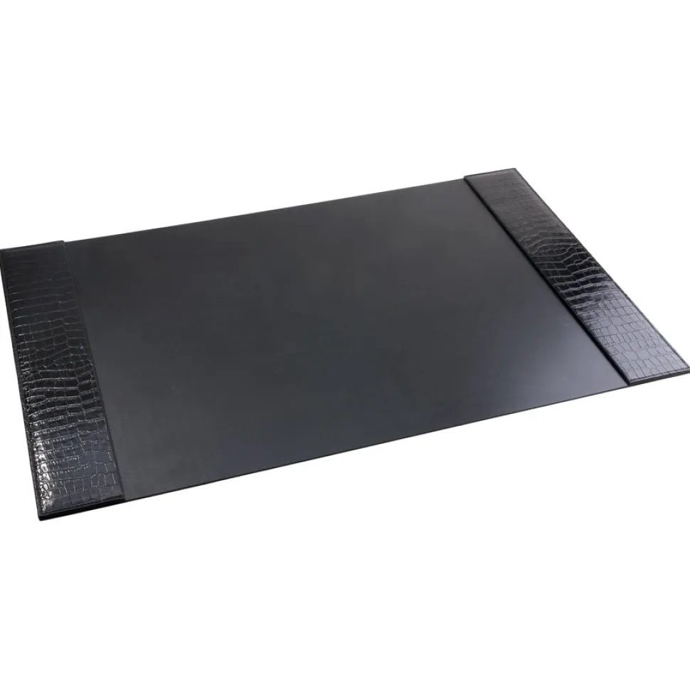 Large Blotter in Crocodile Embossed Leather