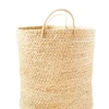 Large Braided Raffia Basket